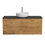 Тумба с раковиной подвесная BelBagno ETNA 120  Rovere Nature, раковина белая