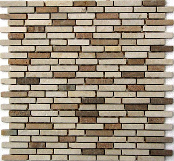 Мозаика натуральный камень Barselona-1 (чип 7) 30,5*30,5(15шт.-1,396м2), м2 Мозаика натуральный камень Barselona-1 (чип 7) 30,5*30,5(15шт.-1,396м2), м2