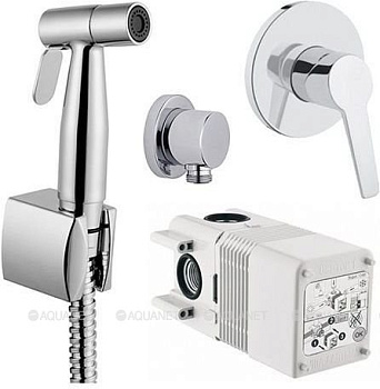 Гигиенический душ набор Vitra Solid S (смеситель, скрытая часть, лейка с держателем) Гигиенический душ набор Vitra Solid S (смеситель, скрытая часть, лейка с держателем)