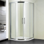 Душевой уголок RGW HO-51, 03065188-11, 80 х 80 x 195 см, четверть круга, дверь раздвижная, стекло прозрачное, хром