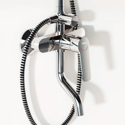 977740000 Jupiter душевая система с ванно-душевым смесителем, хром