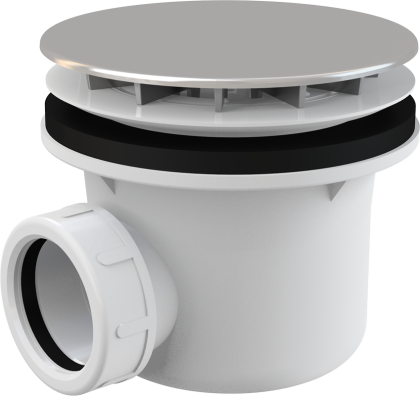 Сифон для душевого поддона, хром Сифон для душевого поддона, хром