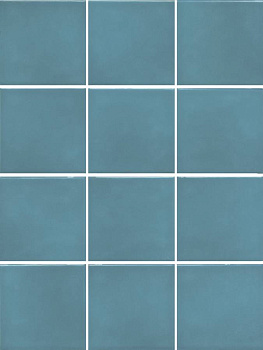 Бахия бирюзовый глянцевый 29,8х39,8 из 12 частей 9,8x9,8x0,7
