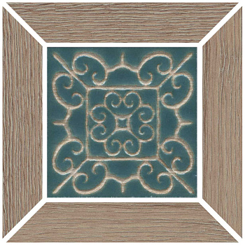 Вставка Тровазо наборный коричневый тёмный матовый 13x13x0,9 Вставка Тровазо наборный коричневый тёмный матовый 13x13x0,9