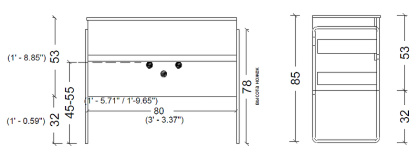 Тумба без раковины Vallessi 80*46cm ZEBRANO 2 полки 837-080-Z Boheme Тумба без раковины Vallessi 80*46cm ZEBRANO 2 полки 837-080-Z Boheme