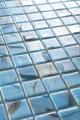 Стеклянная мозаика, 7102 Oasis Blue 25x25, Oasis Стеклянная мозаика, 7102 Oasis Blue 25x25, Oasis