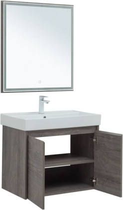 Мебель для ванной Aquanet Nova Lite 75 дуб рошелье (2 дверцы) Мебель для ванной Aquanet Nova Lite 75 дуб рошелье (2 дверцы)