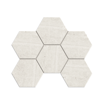 Мозаика KA00 Hexagon 25x28,5 непол.(10 мм)
