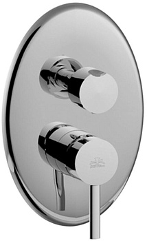 Смеситель для ванны Paffoni Berry BR018CR (с внутренней частью) хром