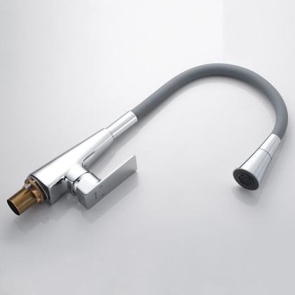 Смеситель для кухни с гибким изливом Shevanik S543-9