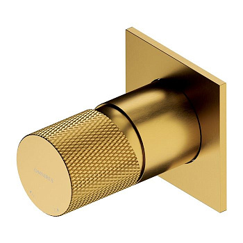 Смеситель для душа скрытого монтажа OMNIRES CONTOUR CT8045GLB (брашированное золото)