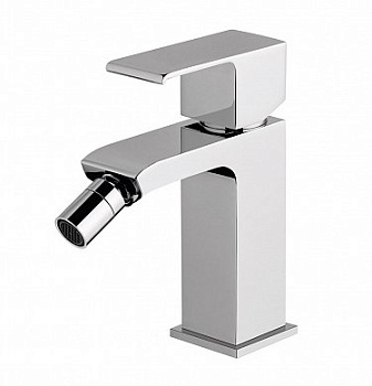 PORTA-BS1-NOP Смеситель на биде однорычажный, с донным клапаном, исполнение черный матовый