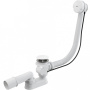 Сифон для ванны автомат комплект, белый Сифон для ванны автомат комплект, белый