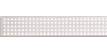 Решетка для дренажного желоба 100 мм, оцинкованная сталь