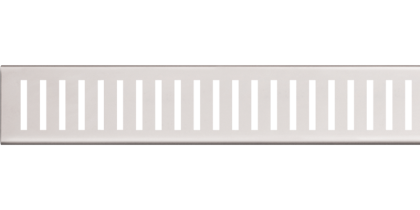 Решетка для дренажного желоба 75 мм, оцинкованная сталь Решетка для дренажного желоба 75 мм, оцинкованная сталь