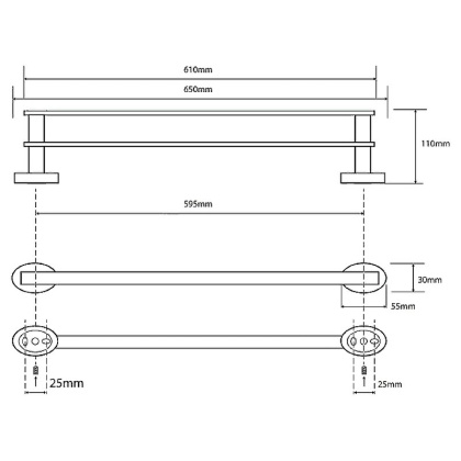 Плотенцедержатель двойной
