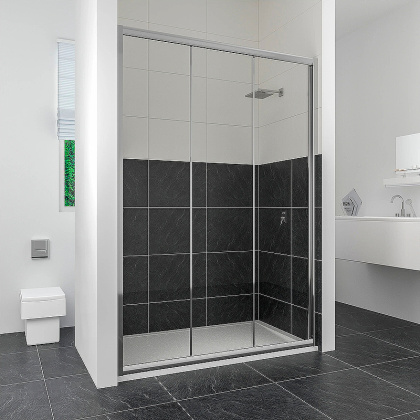 Душевая дверь RGW Classic CL-11 100 04091100-11 профиль Хром стекло прозрачное