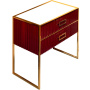 Тумба MONACO 100см h74см бордо глянец + золото под раковину чашу 867-100-RG Boheme