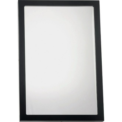 Косметическое зеркало Bemeta Help 301401030 Черное матовое, с поворотно-откидным механизмом