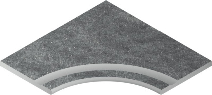 Силвер Борt.60X60 С Выемкой Угл.Закр.30