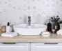Керамическая мозаика, Hexagon Small Carrara Matt 51x59, Geometry Керамическая мозаика, Hexagon Small Carrara Matt 51x59, Geometry
