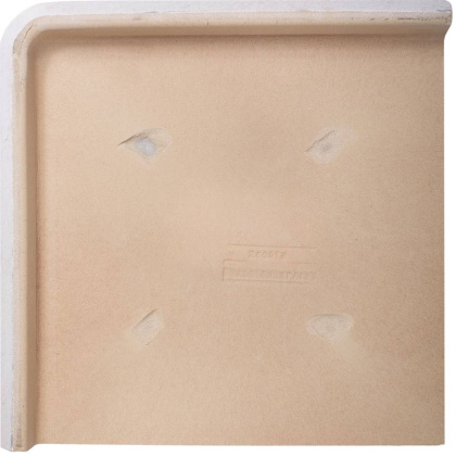 Ступень угловая CARTABON MANHATTAN WHITE 33,5х33,5х4, Manhattan