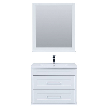 Комплект мебели для ванной Aquanet Бостон М 80 белый матовый Комплект мебели для ванной Aquanet Бостон М 80 белый матовый