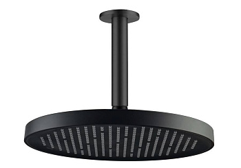 Верхний душ потолочный 260мм AQUATEK, матовый черный AQ2070MB  Верхний душ потолочный 260мм AQUATEK, матовый черный AQ2070MB