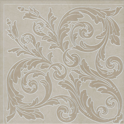 Декор HGD\A500\SG1687 Монсанту бежевый светлый (40,2см*40,2см*8мм) (4шт/0,646м2) орнамент, шт