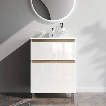 База под раковину напольная, 83х62,5х44,5 см, белая, M85AFSX0652WG