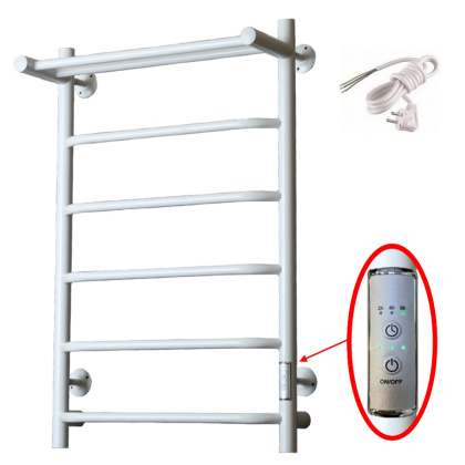 Полотенцесушитель Пэк сп 6 П 80х50 белый ВГП