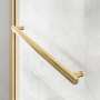 Душевой уголок Slim Soft VSR-1SS9015CLG, 1500*900, брашированное золото, стекло прозрачное