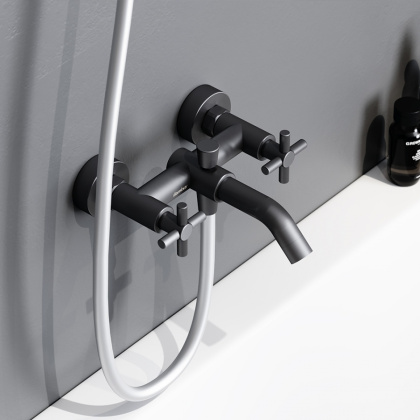 271000000 Neo Classic Graphite, Смеситель Для ванны/душа