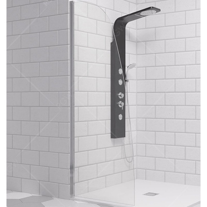 Душевая перегородка RGW Walk In WA-006 80 351000608-11 профиль Хром стекло прозрачное