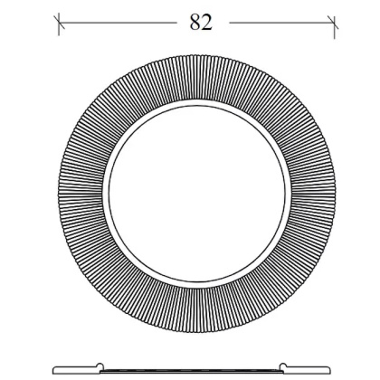 Зеркало SHINE серебро d82 528-SL Boheme Зеркало SHINE серебро d82 528-SL Boheme