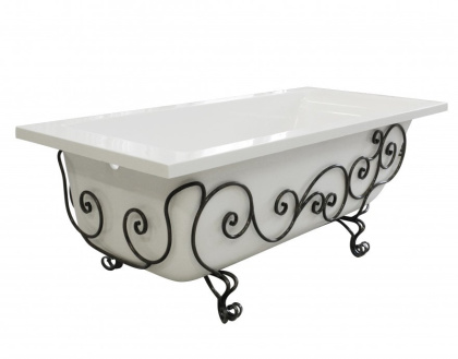Кованая подставка для ванны "Дельта 150" (патина)