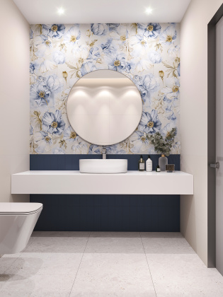 Плитка Elite Bluebell Decor A+B 60x120 Matt Плитка Elite Bluebell Decor A+B 60x120 Matt