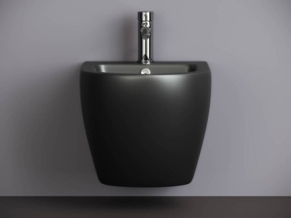 Биде подвесное Ceramica Nova Metropol CN4003MB, черное матовое