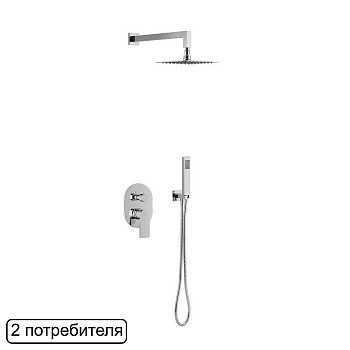 Система для душа скрытого монтажа EXCELLENT Glad ARAC.SET.1145CR (хром)