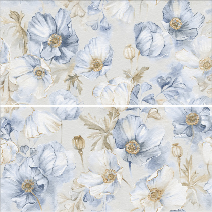 Плитка Elite Bluebell Decor A+B 60x120 Matt Плитка Elite Bluebell Decor A+B 60x120 Matt