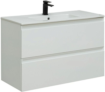 Тумба под раковину Allen Brau Eclipse 100 1.E1003.WM белый матовый Тумба под раковину Allen Brau Eclipse 100 1.E1003.WM белый матовый