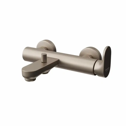 Смеситель для ванны OLE настенный, золотой атласный