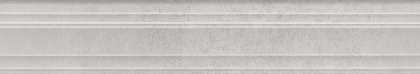 Бордюр Багет Догана серый светлый матовый обрезной 40x7,3x2,7