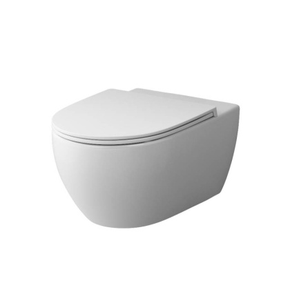 IS49038.111700 Комплект инсталляция с клавишей Pro L черн мат с подвесным унитазом Awe FlashClean с сид м/лифт