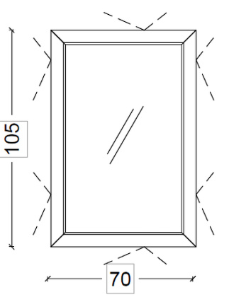 Зеркало Dolce Пыльная Роза 105x70см 567-Rose Boheme Зеркало Dolce Пыльная Роза 105x70см 567-Rose Boheme
