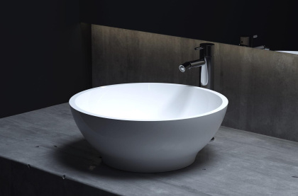 Раковина Salini GLORIA 302 1102202MRF S-Stone покраска по RAL полностью, накладная, матовая