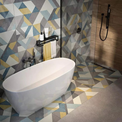 Ковер VT\A561\SG5918R Кампо серый,синий,желтый (119,5см*238,5см*11мм) (1шт/2,85) матовый, шт