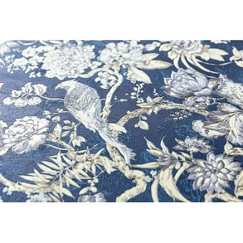 Обои виниловые Азулежу мотив, синий Обои виниловые Азулежу мотив, синий