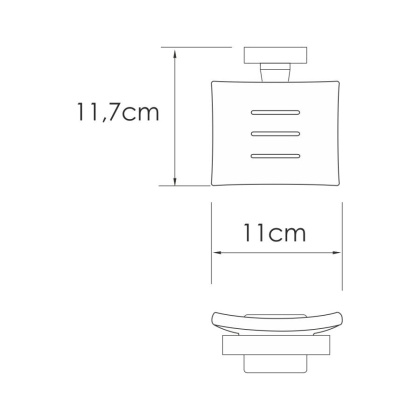 Rhin K-8729 Мыльница Rhin K-8729 Мыльница