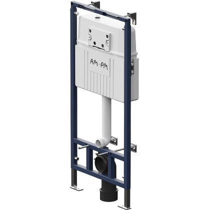 IS100138.701700 Инсталляция MasterFit с клавишей L черн мат с подвесным унитазом Spirit V2.0 FlashClean с сид м